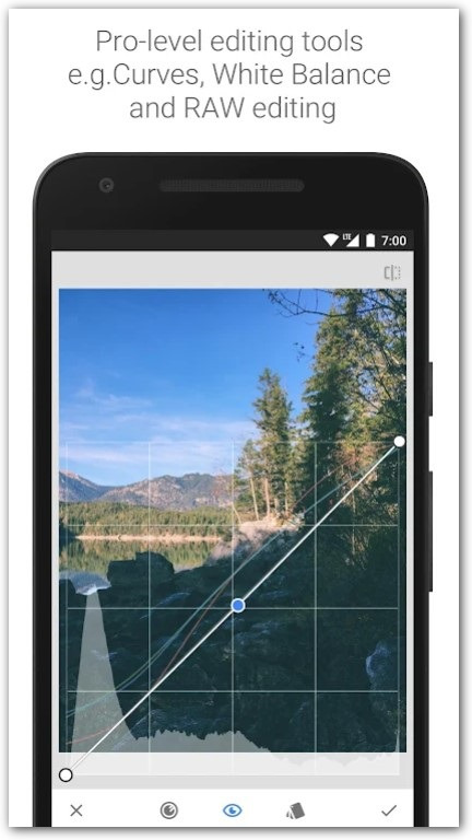 интерфейс Snapseed